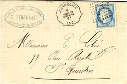 Losange AVP 2 / N° 60 Conv. Stat. JEANDELIZE / CONFL. CL (52). 1874. - SUP. - Correo Ferroviario