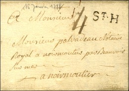 St. H (St Hermand) (L N° 1) Sur Lettre Avec Texte Daté 1788. - SUP. - Otros & Sin Clasificación