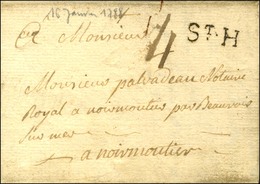 St. H (St Hermand) (L N° 1) Sur Lettre Avec Texte Daté 1788. - SUP. - Andere & Zonder Classificatie