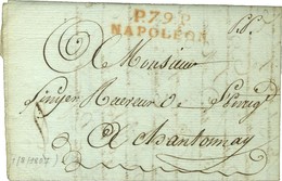 P.79.P. / NAPOLEON Rouge Sur Lettre Avec Texte Daté De Napoléon Le 1er Août 1807. - SUP. - Otros & Sin Clasificación