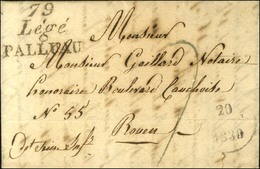 79 / Légé / PALLUAU Sur Lettre Avec Texte Daté Du 18 Août 1830. - SUP. - Other & Unclassified