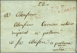 P.79.P./ LA MOTTE ACHARD Rouge Sur Lettre Avec Texte Daté 1812. - TB / SUP. - Otros & Sin Clasificación