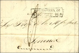 Cachet D'essai Encadré MULHAUSEN 66 / 10 FEVRIER 1828. - TB. - R. - 1801-1848: Precursors XIX