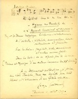 GUIRAUD Georges Dominique Jacques (1868-1928), Compositeur, Organiste Et Violoncelliste. - Other & Unclassified