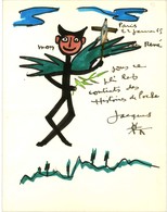 PRÉVERT Jacques (1900-1977), Poète. - Otros & Sin Clasificación