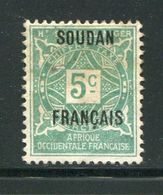 SOUDAN- Taxe Y&T N°1- Oblitéré - Neufs