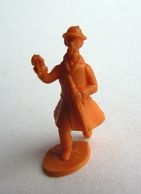 FIGURINE PUBLICITAIRE STENVAL TINTIN 19 Monochrome Orange - Pas Dunkin - Hergé PROFESSEUR TOURNESOL (3) - Tintin