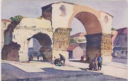 Cpa,grèce,salonique,thessalonique,arc  De Triomphe De Galère,salonica,the Triumphal Arch Of Galère,rare - Griechenland
