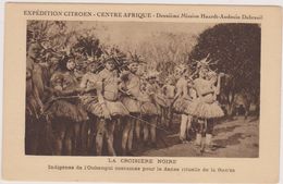 Afrique,indigène,OUBANGUI ,république Centrafricaine,époque Coloniale Française,costume,danse Rituelle De La Gan'za,rare - Centraal-Afrikaanse Republiek