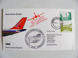 Cover South Africa RSA 1982 Kempton Park  Plane Avion Airplane - Covers & Documents