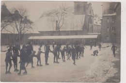 Carte Photo, Allemagne,land De Bavière,augsburg,augsbourg,patin à Glace,glisse Sur Glace,rare - Eiskunstlauf