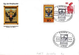 BRD Privatganzsachenumschlag PU063 B2/005a ZF "Tag Der Briefmarke", SSt 29.10.76 ESSEN 1 - Private Covers - Used