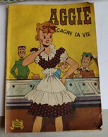 Livre Bd LES AVENTURES D'AGGIE Aggie Gagne Sa Vie N°2 Les Beaux Album De La Jeunesse Joyeuse 1950 - Aggie