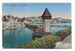 LUZERN - KAPELLBRUCKE UND WASSERTURM VIAGGIATA FP - Lucerne