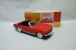 Solido / Hachette - FORD MUSTANG 1964 Rouge BO 1/43 - Solido