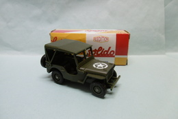 Solido / Hachette - JEEP WILLYS Armé Vert Mate BO 1/43 - Solido