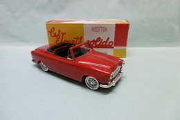 Solido / Hachette - PEUGEOT 403 CABRIOLET 1955 Rouge BO 1/43 - Solido