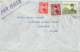 Airmail Brief  Cairo - Grenchen              1947 - Brieven En Documenten