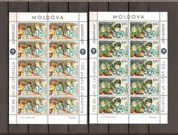 MOLDAVIA / MOLDOVA/ MOLDAWIEN/ MOLDAU -EUROPA  2007-" A CENTENARY SCOUT -EUROPA-CEPT"- SERIE  En DOS HOJAS BLOQUE De 10 - 2007