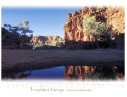 (361) Australia - (with Stamp And Postmark)  NT - Trephina Gorge - The Red Centre