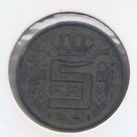 LEOPOLD III * 5 Frank 1941 Vlaams * Prachtig * Nr 7654 - 5 Francs