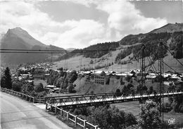 74-MORZINE- LA PASSERELLE ET LA POINT DE NION - Morzine