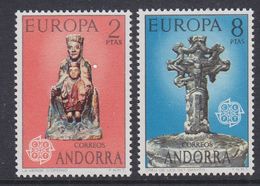 Europa Cept 1974 Andorra Sp. 2v ** Mnh (38066F) - 1974