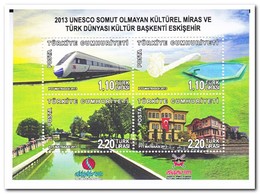 Turkije 2013, Postfris MNH, Trains - Ungebraucht