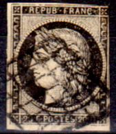 Francia-A0004 - 1849: Y&T N. 3 (o) Used - Senza Difetti Occulti. - 1849-1850 Ceres