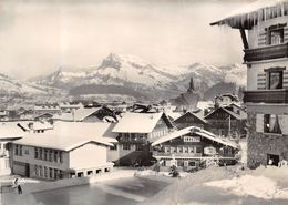 74-MEGEVE- VUE GENERALE ET LES AIGUILLES DE WARENS - Megève