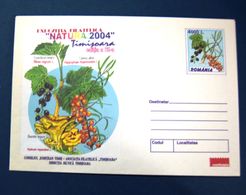 ROMANIA 2004, PHILATELIC EXHIBITION NATURE 2004, ENTIRE POSTAL CARD NEW - Storia Postale