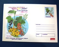ROMANIA 2004, PHILATELIC EXHIBITION NATURE 2004, ENTIRE POSTAL CARD NEW - Covers & Documents