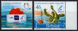 2006 - SERBIA - WATER POLO Ball  - MNH - EUROPEAN CHAMPIONSHIP -  LABEL / CINDERELLA / VIGNETTE - Wasserball