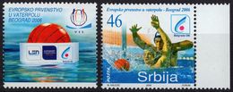 2006 - SERBIA - WATER POLO Ball  - MNH - EUROPEAN CHAMPIONSHIP -  LABEL / CINDERELLA / VIGNETTE - Water Polo