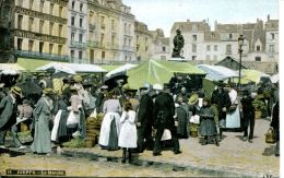 N°4079 A -cpa Dieppe -le Marché- - Marchés