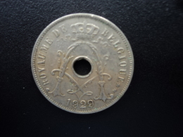 BELGIQUE : 25 CENTIMES  1929   KM 68.1    SUP - 25 Cents