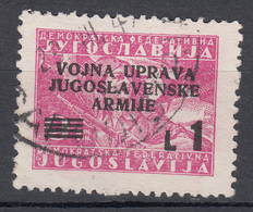 Litorale Sloveno (1947) - Usato - Ocu. Yugoslava: Litoral Esloveno