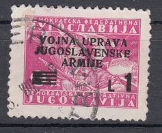 Litorale Sloveno (1947) - Usato - Joegoslavische Bez.: Slovenische Kusten