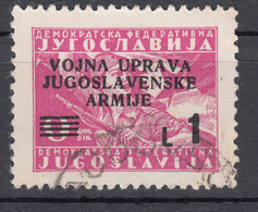 Litorale Sloveno (1947) - Usato - Ocu. Yugoslava: Litoral Esloveno