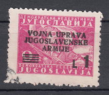 Litorale Sloveno (1947) - Usato - Jugoslawische Bes.: Slowenische Küste