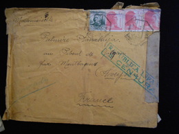 Enveloppe 1930/40 Espagne Republica Espanola Censura   Lettre  CL18 - Bolli Di Censura Repubblicana