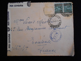 Enveloppe 1940/45 Italie Verificato Per Censura Livorno Ferrovia    Lettre  CL18 - Otros & Sin Clasificación