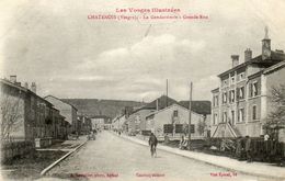 CPA - CHATENOIS (88) - Aspect De La Gendarmerie Et De La Grande-Rue En 1916 - Chatenois