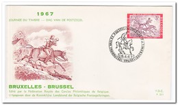 België 1967, FDC P211, Day Of The Stamp - 1961-1970