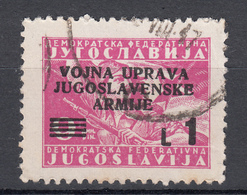 Litorale Sloveno (1947) - Usato - Jugoslawische Bes.: Slowenische Küste