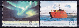 AAT 1991 Australia Antarctic Antarctic Treaty Aurora Australis (Yv 88 To 89 ) MNH - Events & Gedenkfeiern