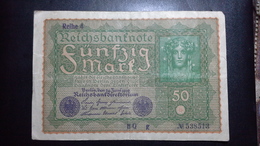 Deutsches Reich 50 Mark  ( 24.6.1919) ( Rosenberg 62 D/ Pick 66) - 50 Mark