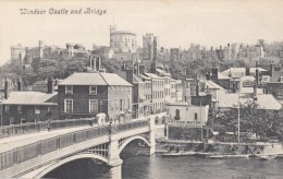 Windsor Berkshire UK, Bridge And Castle, Street Scene, C1900s/10s Vintage Postcard - Windsor