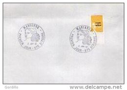 Saint Pierre & Miquelon FDC 1er Jour Marianne Du 14 Juillet ( Luquet ) 0,01  Bdf  2-01-2002 - FDC