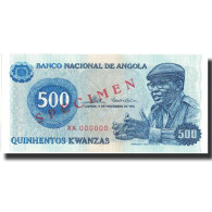 Billet, Angola, 500 Kwanzas, 1976, 1976-11-11, KM:112s, NEUF - Angola